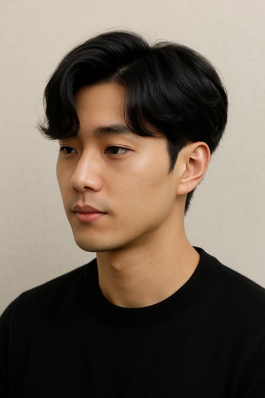 عکس  Comma Haircut (مدل موی کاما)